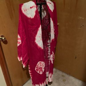 Pink Tie Dyed Kimono
